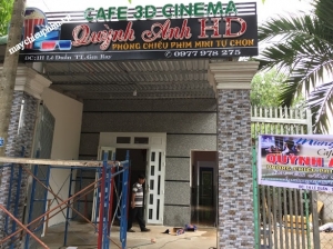 Lắp đặt 4 phòng chiếu phim mini Cafe kinh doanh tại Gia ray