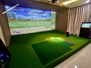 Thi công phòng Golf 3D tại HCM