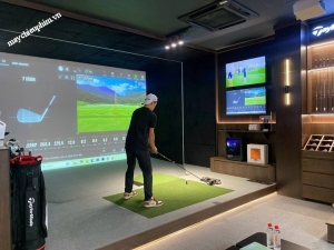 Lắp đặt máy chiếu LG Bu53RG 4K cho phòng Golf màn hình 250 inch
